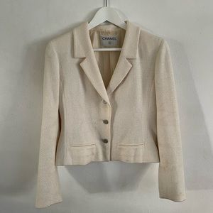 Chanel Blazer Iridescent Ivory